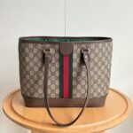 Gucci Ophidia Medium Tote Bag Beige And Brown GG Canvas 31Cm ‎836849 FAE0J 9867 - Image 3