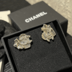 Chanel Cc Crystal Heart Earrings Gold Abg358 B21895 U3549 - Image 6