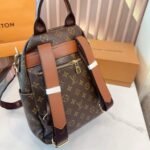 Louis Vuitton Backpack Monogram Dark Brown 28Cm - Image 8
