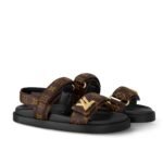 Louis Vuitton Lv Sunset Flat Comfort Sandal Cacao Brown 1Acmy5