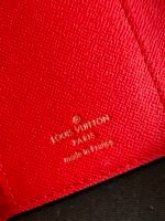 Louis Vuitton Victorine Wallet Damier Canvas Red 12Cm N41659 - Image 8