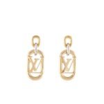 Louis Vuitton Everyday Chain Lv Earrings Gold And Silver