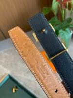 Hermes Mini H Belt Bucket And Reversible Leather Strap Black Brown 24Mm H079645Cc06 - Image 3