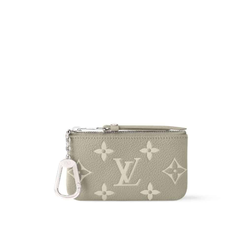Ban-sao-cua-Thumbnail Louis Vuitton Key Pouch Light Grey 12Cm M13793 - Image 1