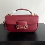 Gucci Horsebit 1955 Small Top Handle Bag Rosso Ancora Red  22Cm ‎815206 Aaec2 6207 - Image 2