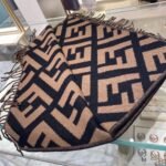 Fendi Ff Scarf Brown Cashmere Scarf 180Cm Fxt260A8Rsf0Qe1 - Image 4