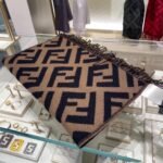 Fendi Ff Scarf Brown Cashmere Scarf 180Cm Fxt260A8Rsf0Qe1 - Image 2