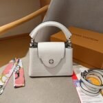 Louis Vuitton Capucines Mini White 21Cm N93701 - Image 3