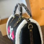 Louis Vuitton Speedy Bandouliere 30 Monogram Teddy Black 30cm M56966 - Image 6