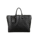 Louis Vuitton Monogram Eclipse Grand Sac Tote Black 40Cm