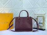 Louis Vuitton Onthego MM Monogram Empreinte Wine Red 25Cm M46601 - Image 2
