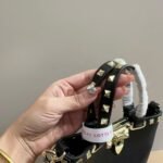 Valentino Rockstud Crossbody Pouch In Grainy Black 16Cm 5W2P0W31VSH 0NO - Image 6