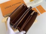 Louis Vuitton Long Double Zippy Wallet Monogram Brown 19Cm - Image 3