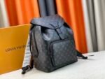 Louis Vuitton Montsouris Backpack Black 40Cm M46683 - Image 8