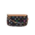 Louis Vuitton Pochette Accessoires Monogram Multicolore Black 22Cm