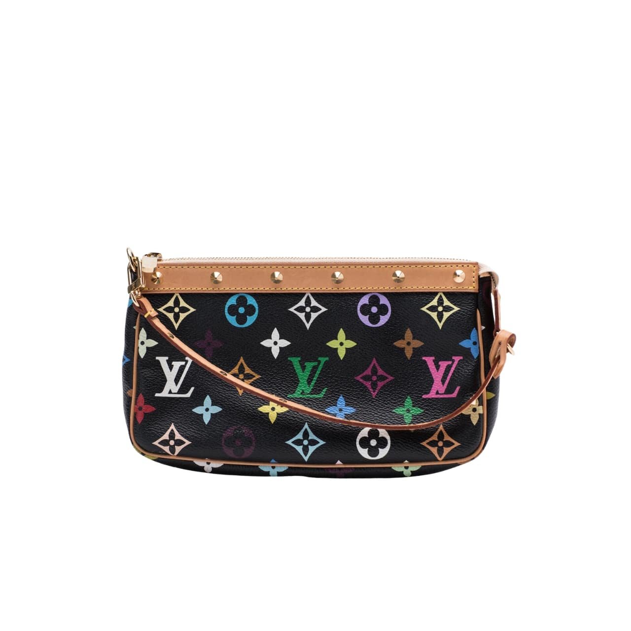xr:d:DAF4OnkYemU:1450,j:2448128441526614277,t:24031808 Louis Vuitton Pochette Accessoires Monogram Multicolore Black 22Cm - Image 1