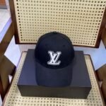 Louis Vuitton Lv Signature Baseball Cap Black M7319l - Image 4