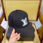 Louis Vuitton Lv Signature Baseball Cap Black M7319l - Image 2