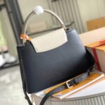 Louis Vuitton Capucines BB Bag Black And Grey 27Cm M20708 - Image 2