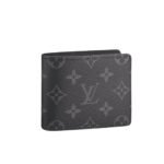 Louis Vuitton Amerigo Wallet Monogram Canvas In Black 11Cm N60053