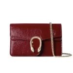 Gucci Dionysus Super Mini Bag Patent Leather Rosso Ancora Red 18Cm 795368 0Aaa8 6207
