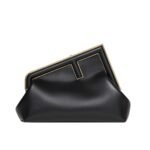 Fendi First Small Nappa Leather Bag Black 23Cm 8Bp129Abvef0Kur