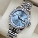 Rolex Lady Datejust 28 Ice Blue Dial Platinum Diamond 28mm 279136iblsrdp - Image 4