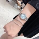 Rolex Lady Datejust 28 Ice Blue Dial Platinum Diamond 28mm 279136iblsrdp - Image 2