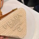 Prada Crochet Mini Pouch Natural 19cm 1NR015 2CXK F0018 - Image 6