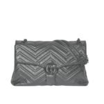 Gucci Marmont Medium Shoulder Bag Gray 31Cm
