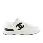 Chanel Mesh Suede Sneaker White Black G37492 Y55236 10601