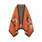Hermes Cashmere Muffler Orange