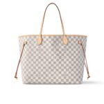 Louis Vuitton Neverfull GM Damier Azur Canvas Tote Bag Beige 39cm N40602