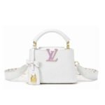Louis Vuitton X Takashi Murakami Capucines Mini White 21Cm M13253