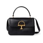 Gucci Siena Medium Top Handle Bag Black Leather 25Cm ‎855535 AAFKB 1000