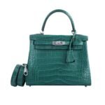 Hermès Kelly 25 Alligator Vert Emerald 25Cm