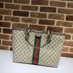 Gucci Ophidia Large Tote Bag Beige And Dark Brown Gg Supreme 38Cm 631685 96Iwb 8745 - Image 2