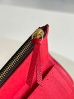 Louis Vuitton Victorine Wallet Damier Canvas Red 12Cm N41659 - Image 7