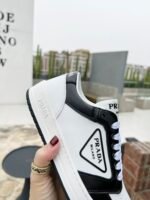 Prada District Leather Sneaker Black White 1E790M 3Lj6 F0964 F 030 - Image 9